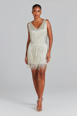 Euphoria Shimmer Fringe Dress