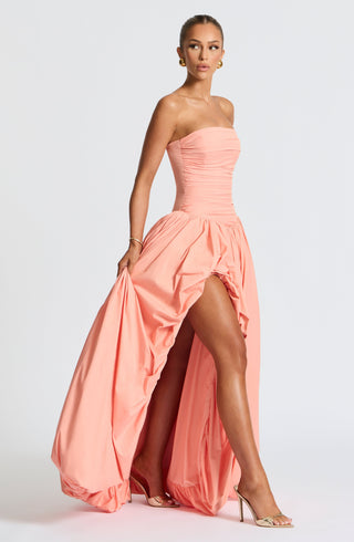 Jillian Maxi Dress - Peach