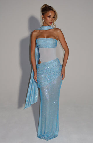Kailani Maxi Dress - Aqua