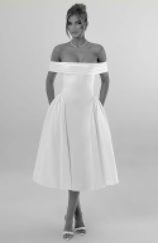 Miranda Midi Dress - Ivory